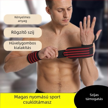 Csukló-nyomásos szalag Nylon-Spandexből – csuklóvédő felnőtteknek, edzéshez, futballhoz, súlyzós edzéshez, kosárlabdához, tenishez, röplabdához, kerékpározáshoz