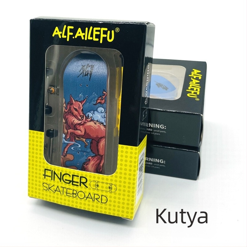 ALF fa skateboard, fa anyagú, dupla lengő mechanizmus, Alf-zodiac kollekció