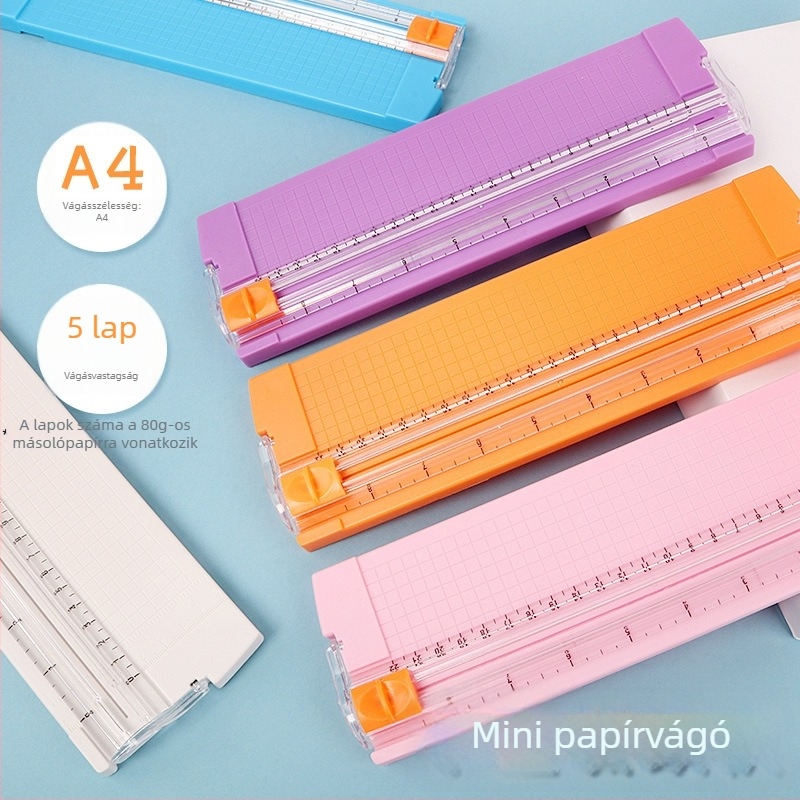 Huiding műanyag kézi papírvágó, modell 1056/1057, fotópapír vágásához