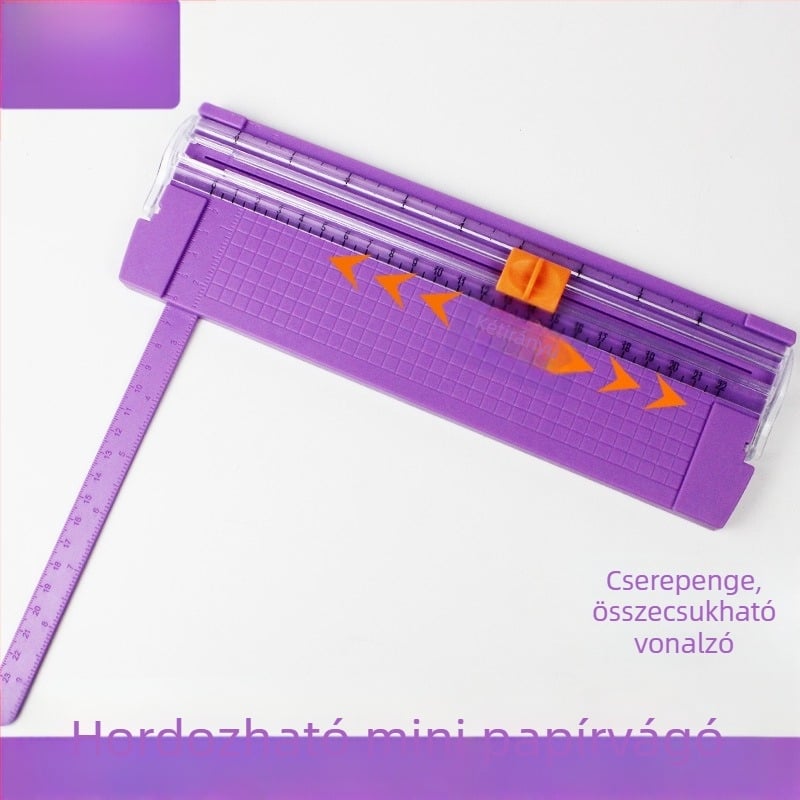 Huiding műanyag kézi papírvágó, modell 1056/1057, fotópapír vágásához