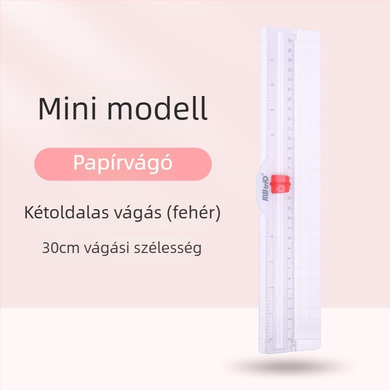 KW-TRIO 13831 Papírvágó, Műanyag, Könnyű, Kompakt, Hordozható