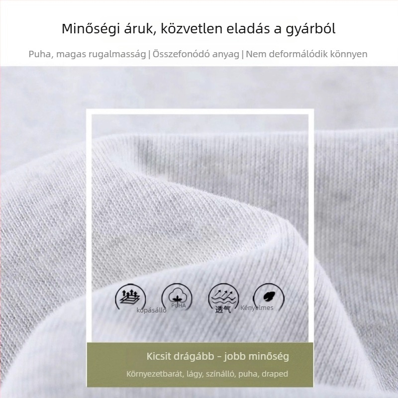 Női Lantern Nadrág - Magas Derék, Hosszú Szár, Pamut-Poliészter Keverék, Enyhén Nyújtható, Ősz 2025 Kényelmes Napi Stílus