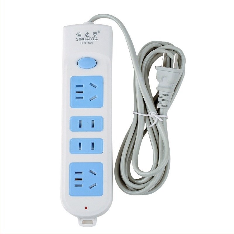 Tápelosztó réz vezetőkkel, 10A, 100-250V, 2000W, tűzálló PP-ház