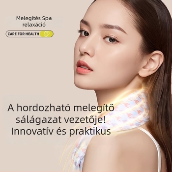 Grafén melegítő nyakmelegítő vállvédővel, intelligens hőmérséklet-szabályozás, 5V, 35–55°C