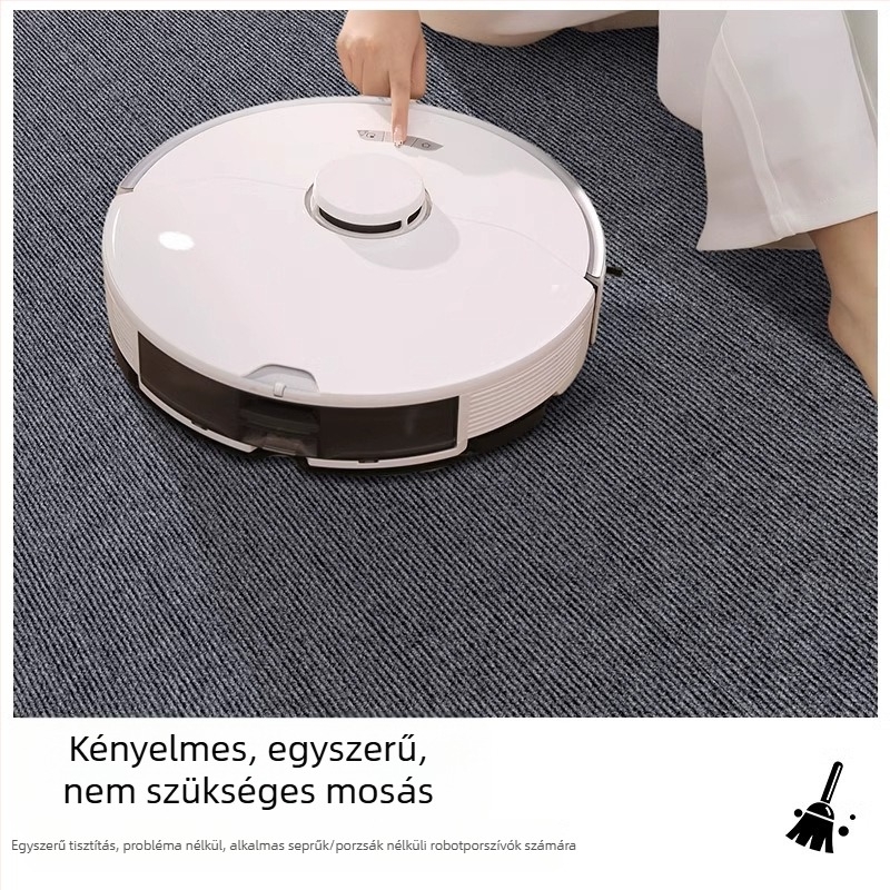 Fitnesz padlómat szigeteléssel és rezgéscsillapítással, poliészter rostból, 5–6 mm vastagság, téglalap alakú, csíkos mintázat, gépi szövésű