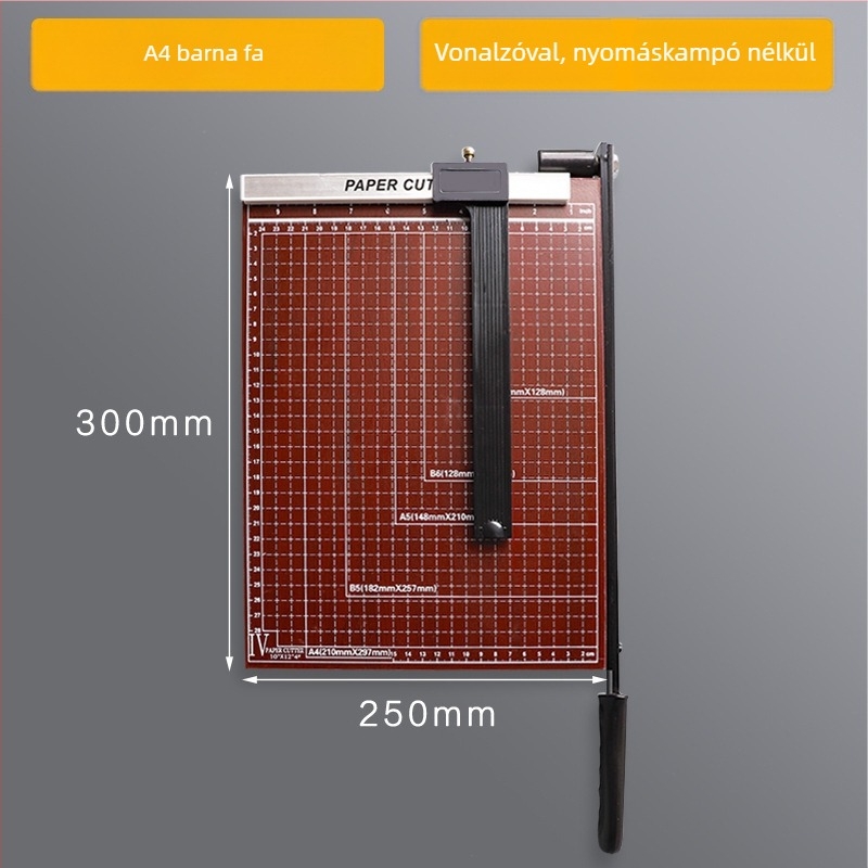 Auboshang műanyag kézi papírvágó, modell 1