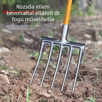 Növénytermesztéshez való vasvilla magas mangán acélból a talaj fellazításához, egységes, vastított, nehéz terhelésű villafej; Márka: Consultation; Fő értékesítési terület: Kína; Alkalmazási iparágak: Consultation