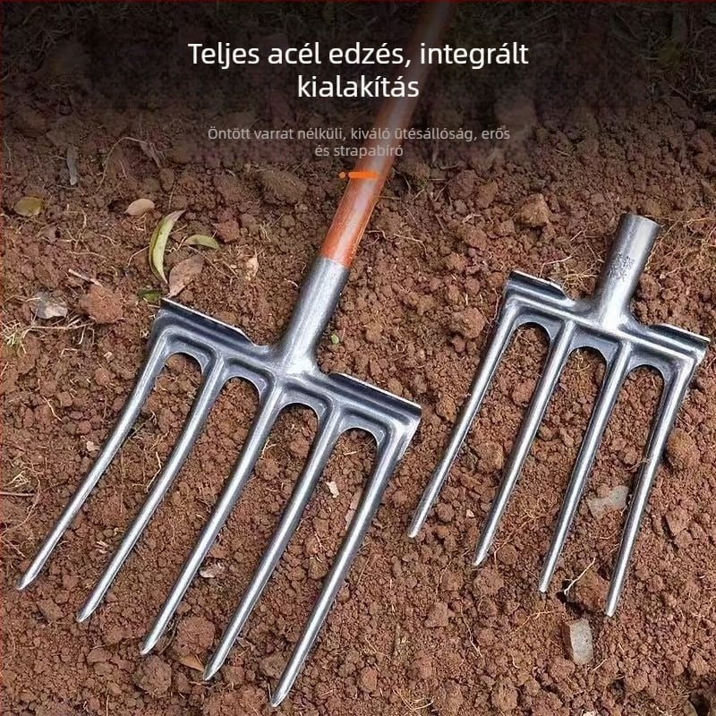 Növénytermesztéshez való vasvilla magas mangán acélból a talaj fellazításához, egységes, vastított, nehéz terhelésű villafej; Márka: Consultation; Fő értékesítési terület: Kína; Alkalmazási iparágak: Consultation