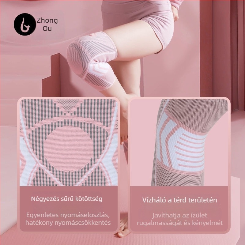 Kötött nylon térdvédő - univerzális, futás, kosárlabda, futball