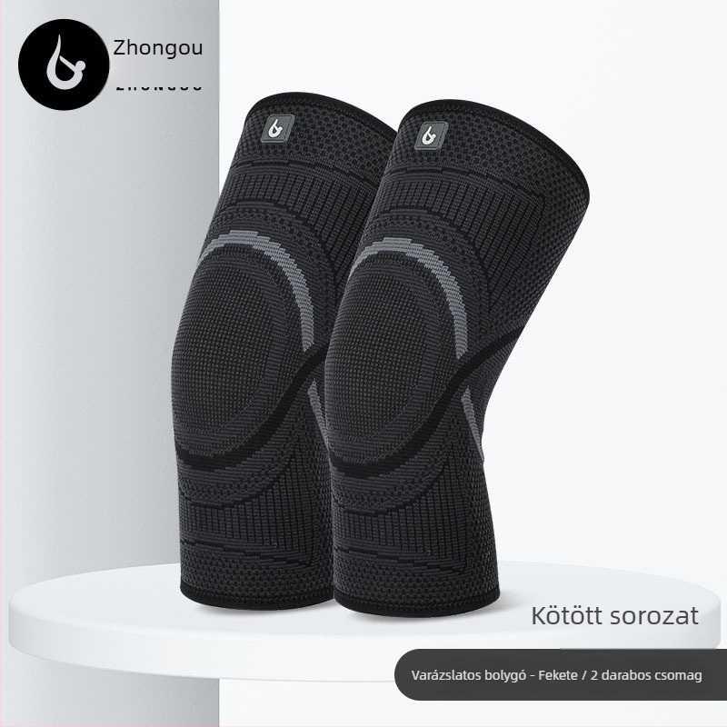 Kötött nylon térdvédő - univerzális, futás, kosárlabda, futball