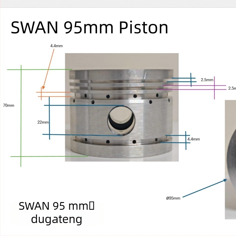 Légkompresszor-ellenőrző szelep, modell 95, öntöttvas, SWAN