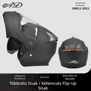 AD ABS motorkerékpár sisak, 3C tanúsítvány, uniszex, egész éves használatra