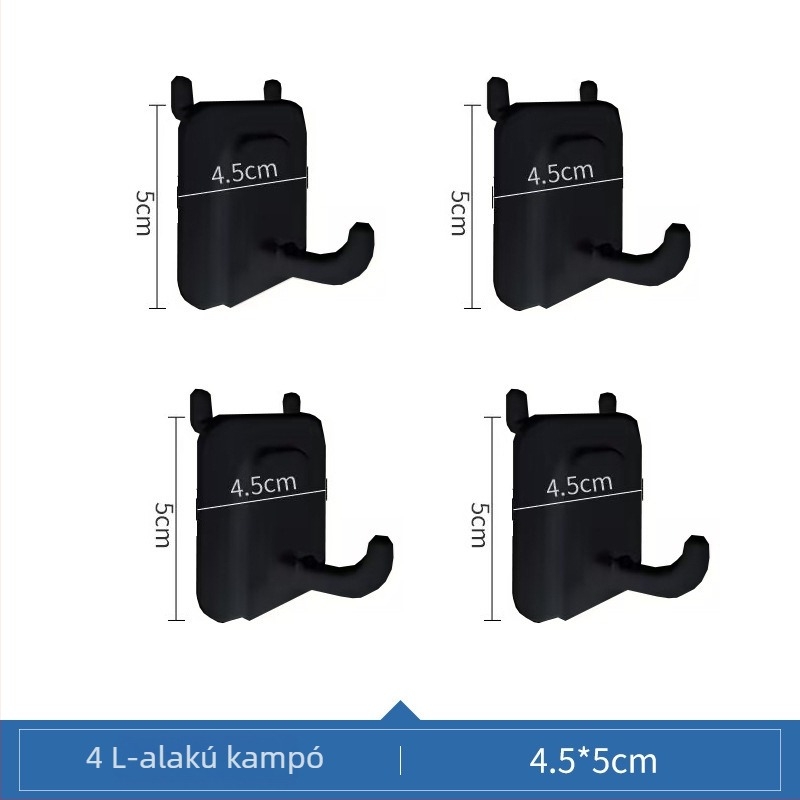 Manfield Pegboard kör alakú lyukakkal – Sokoldalú asztali tároló univerzális akasztókkal, egy szintű