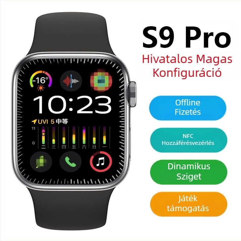 Okosóra pedométerrel, pulzusmérés, vérnyomás, vércukor és NFC fizetés