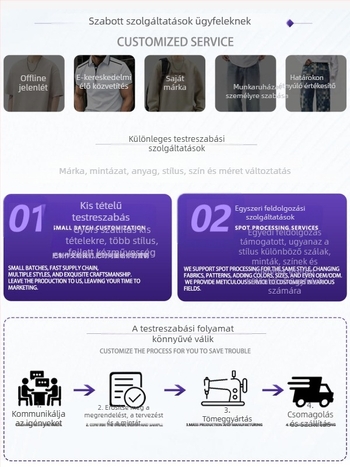 Férfi hosszú ujjú polo, fleece béléssel a melegért, laza szabás, pamut-poliészter keverék, ősz-téli szezonhoz