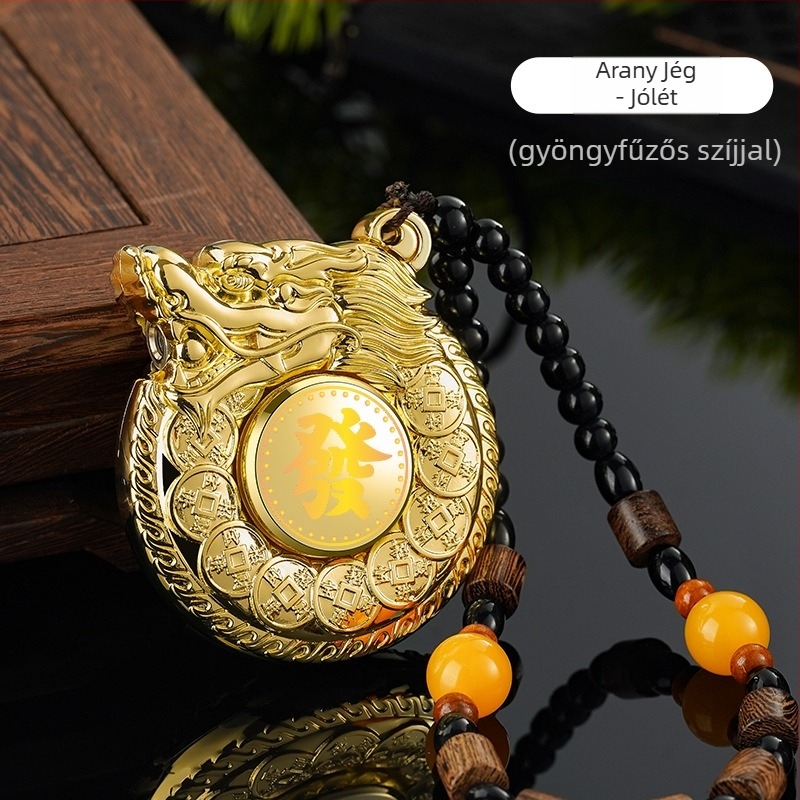 Fém öngyújtó butánnal, modern minimál stílus, újrahasználható.