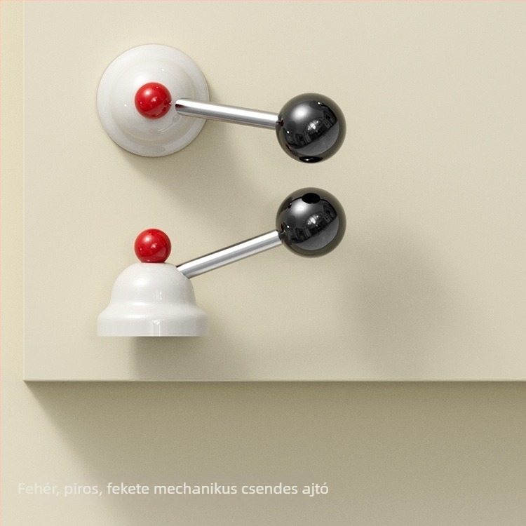 BAGB Ding Dong kilincs zár, cink ötvözet + 304 rozsdamentes acél, belső ajtókhoz, hálószobaajtókhoz, fa és üvegajtókhoz