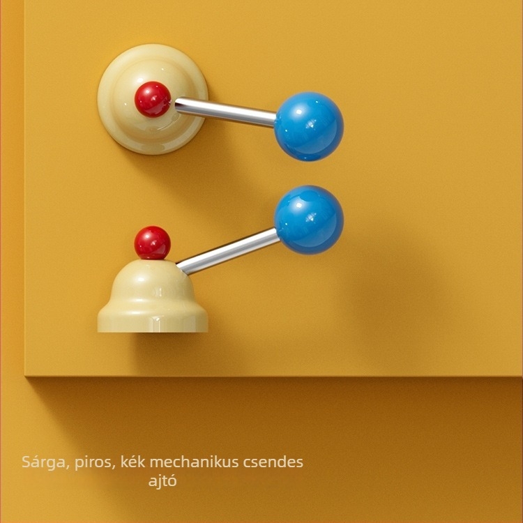 BAGB Ding Dong kilincs zár, cink ötvözet + 304 rozsdamentes acél, belső ajtókhoz, hálószobaajtókhoz, fa és üvegajtókhoz