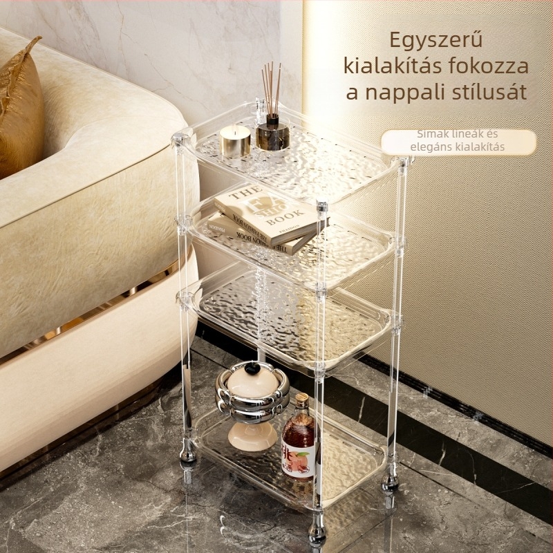 Sarokállvány tároló fürdőszobába és nappaliba, műanyagból, többszintes, könnyű luxus stílus, multifunkcionális, modellek SW8523, SW8524, SW8525, SW8523A, SW8524A, SW8323, SW8324