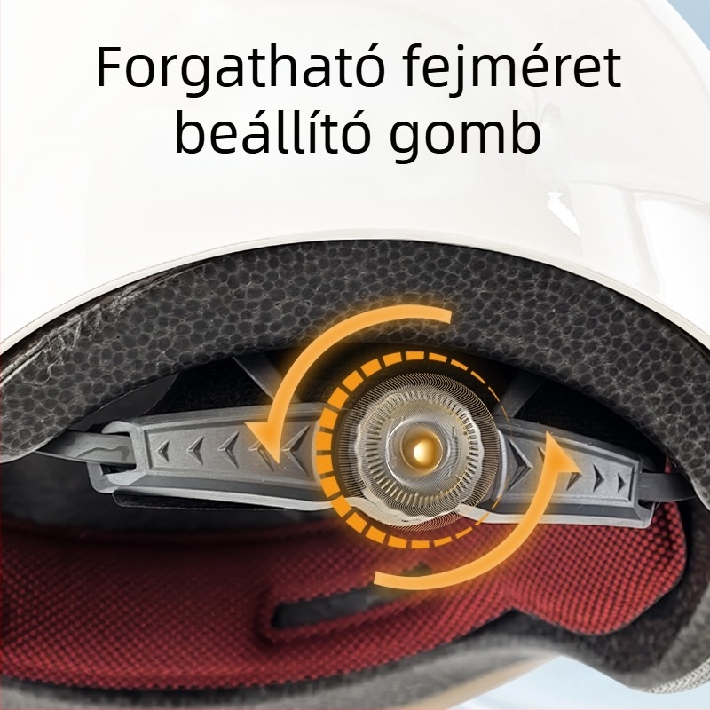 ABS anyagú fél sisak elektromos járművekhez, 3C-tanúsítvánnyal (GB811-2022A), uniszex, egész éves használatra