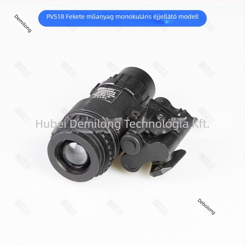 PVS18 monokuláris éjjellátó modell dump truck szettel és FAST/MICH sisak kiegészítőkkel — De Millon; típus: modell éjjellátás; súly: 190 (modell) / 145 (vödör); hatékony látótávolság: 0