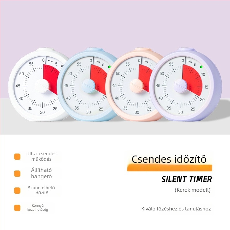 Látványos időzítő gyerekeknek visszaszámlálással és ébresztéssel — négyzet alakú ABS ház, kvarc mozgás, analóg + digitális kijelző, kronográf