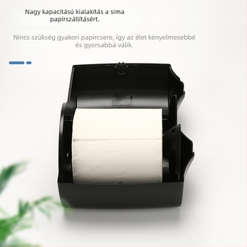 Műanyag falra szerelhető papírzsebkendő doboz, modell X-3372, fürdőszobába, 6 db