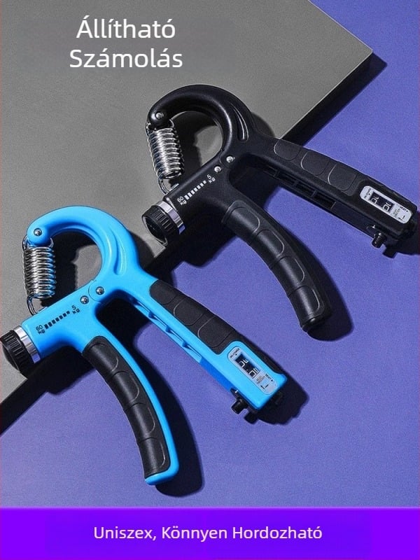 Fogáserő-edző ABS-korpussal, állítható számoló modell és habmodell, átfogó edzéshez