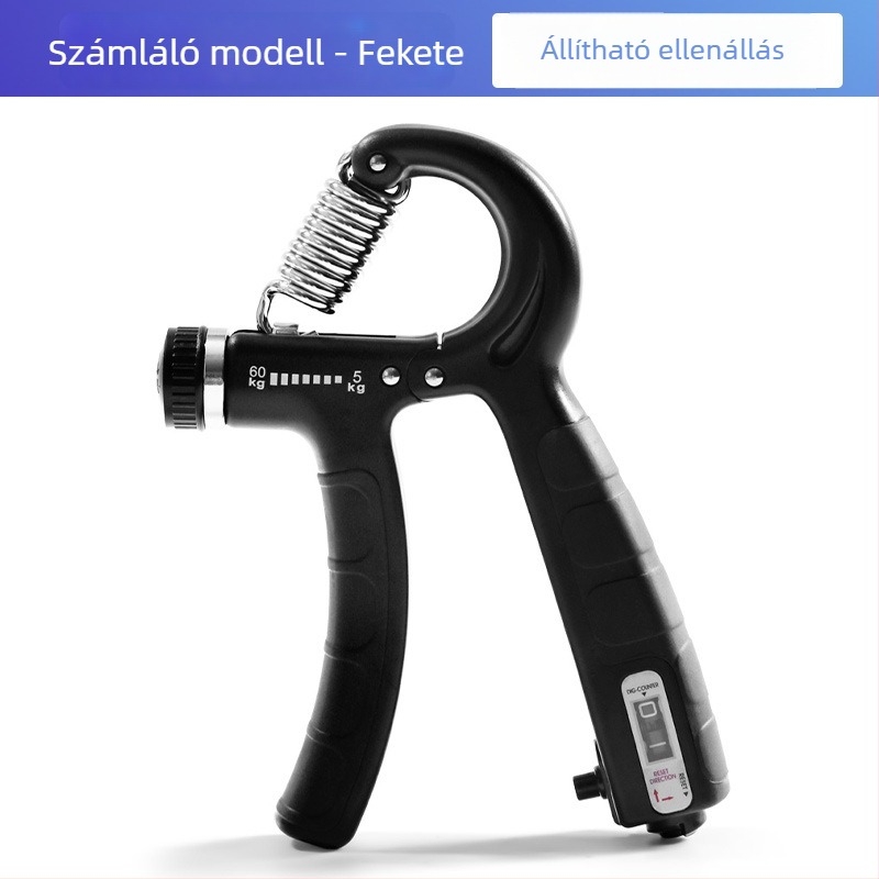 Fogáserő-edző ABS-korpussal, állítható számoló modell és habmodell, átfogó edzéshez