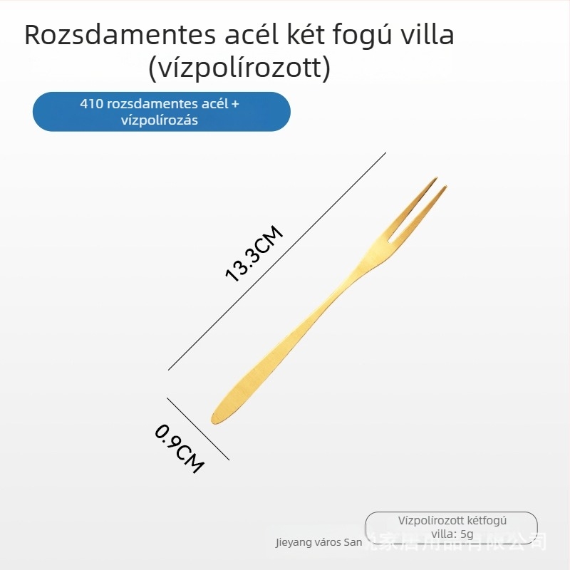 Sanrui rozsdamentes acélból készült kés, villa és kanál készlet tükrös felülettel