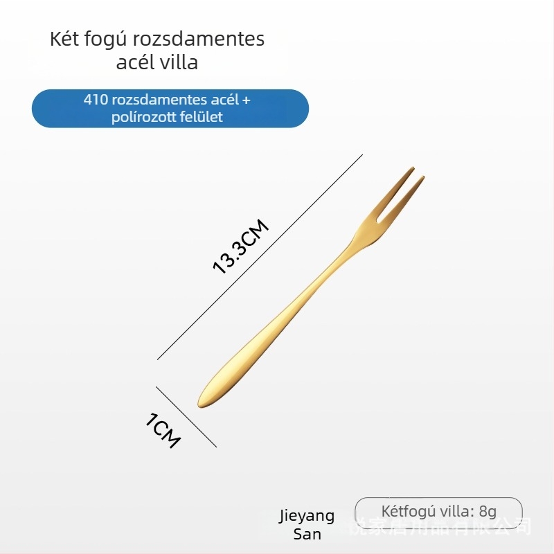 Sanrui rozsdamentes acélból készült kés, villa és kanál készlet tükrös felülettel