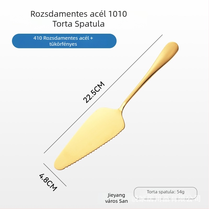 Sanrui rozsdamentes acélból készült kés, villa és kanál készlet tükrös felülettel