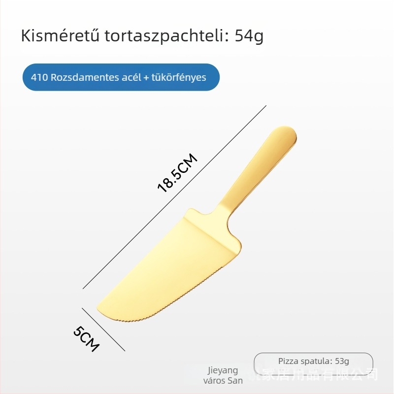 Sanrui rozsdamentes acélból készült kés, villa és kanál készlet tükrös felülettel