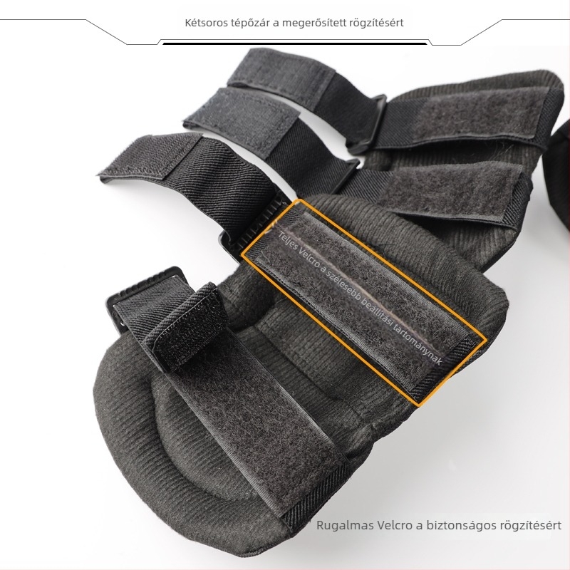 Taktikai mintázatú térd- és könyökvédő készlet, nyári edzéshez, TPU/EVA anyagú védelem hegymászásra és kerékpározásra