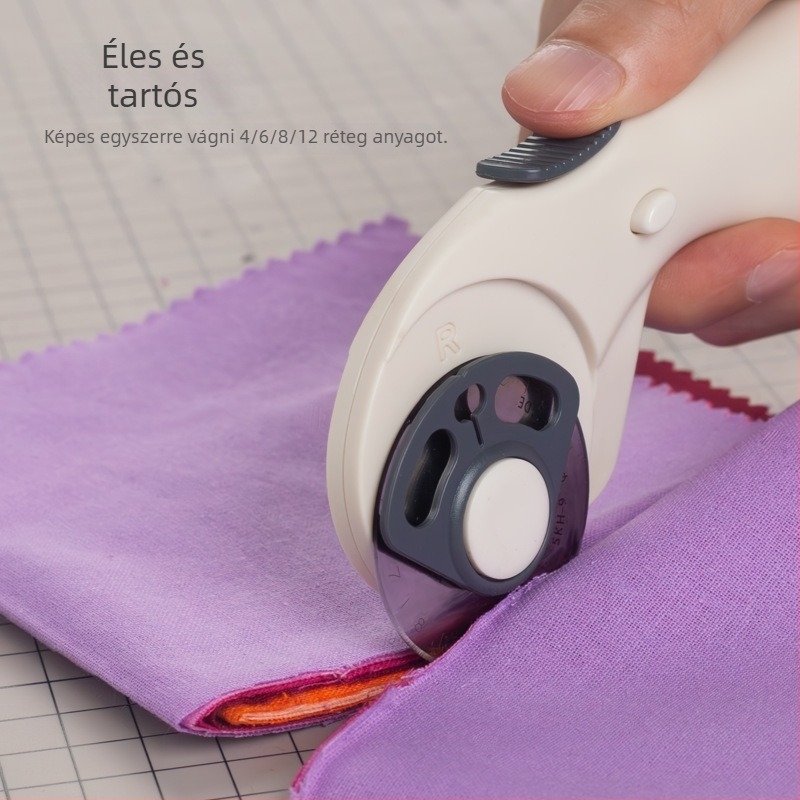 Textil vágó forgókés — Keling, Modell SKH-9, Anyag: fém