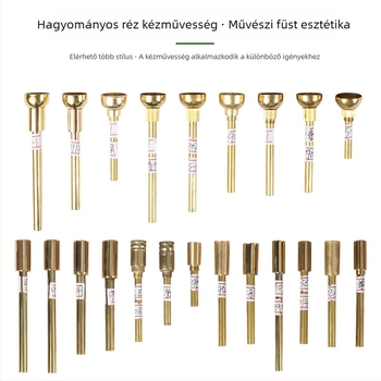 Vízipipa tál sárgarézből, vastagított kialakítás, többször használható, egy- vagy kétszeres használat, új kínai stílus