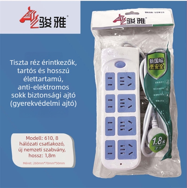 Vezetékes elosztó több aljzattal – Új Nemzeti Szabvány, Junya