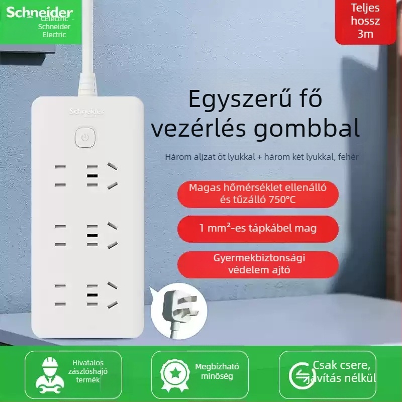 Schneider Electric USB-s elosztó, 10A, 220V, 2000W, típus 86, új nemzeti szabvány