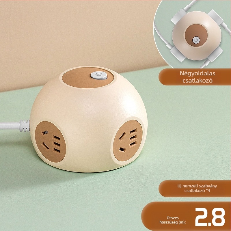 Grain Cow USB gömb alakú asztali elosztó — CCC tanúsított, asztali telepítés