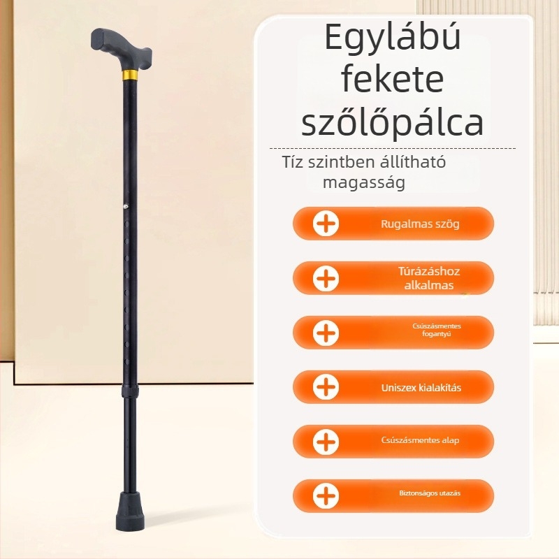 Túrabot alumínium ötvözetből, változatok: egy lábú, három lábú vagy négylábú