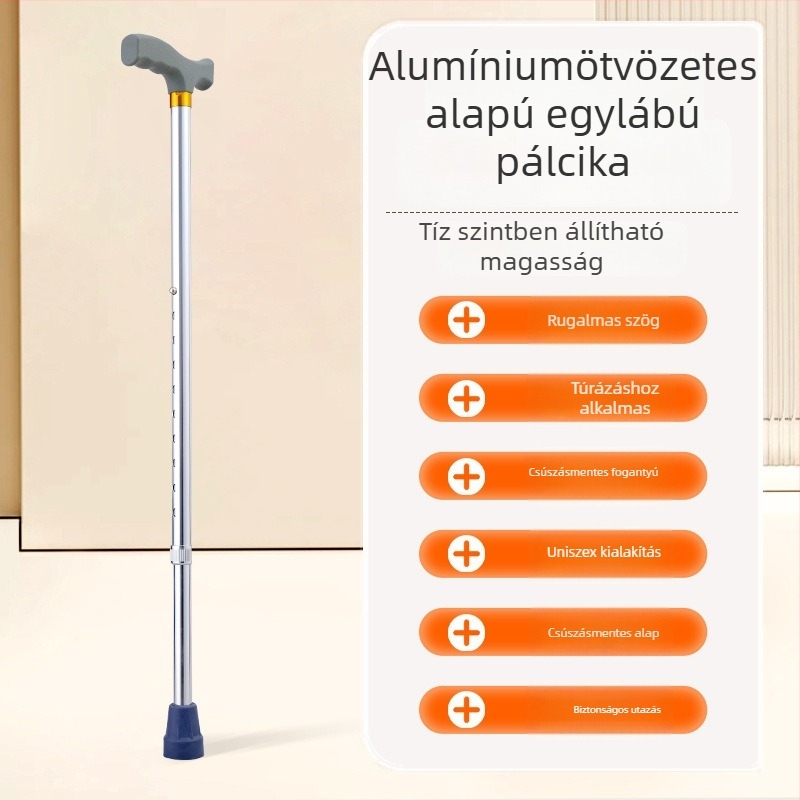 Túrabot alumínium ötvözetből, változatok: egy lábú, három lábú vagy négylábú