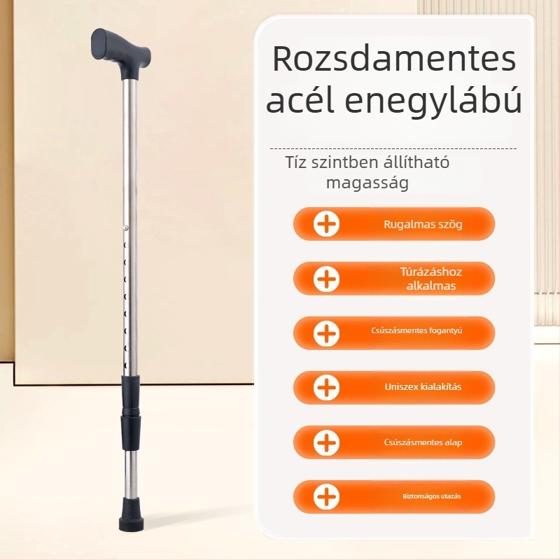 Túrabot alumínium ötvözetből, változatok: egy lábú, három lábú vagy négylábú