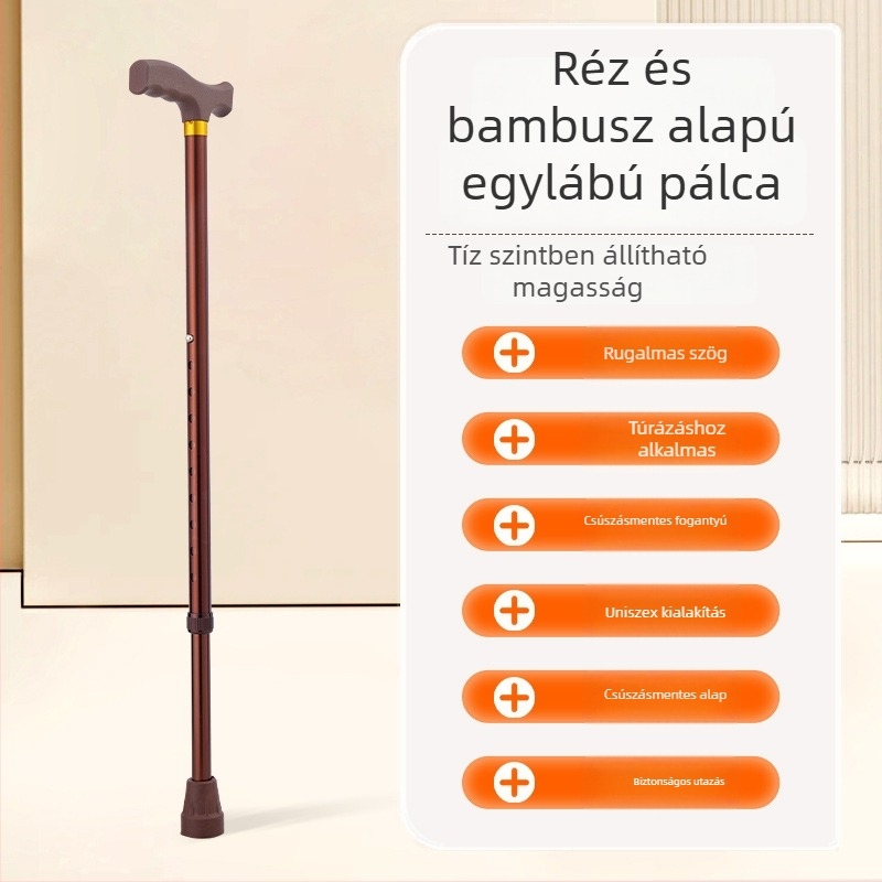 Túrabot alumínium ötvözetből, változatok: egy lábú, három lábú vagy négylábú