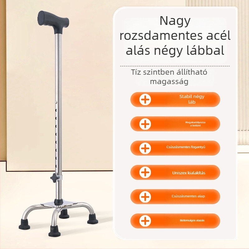 Túrabot alumínium ötvözetből, változatok: egy lábú, három lábú vagy négylábú