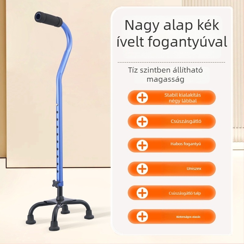 Túrabot alumínium ötvözetből, változatok: egy lábú, három lábú vagy négylábú