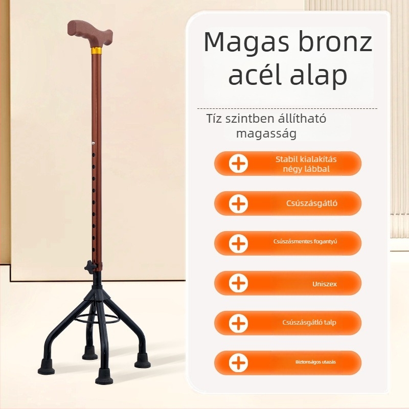 Túrabot alumínium ötvözetből, változatok: egy lábú, három lábú vagy négylábú