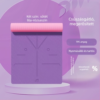 TPE jóga matrac, 6 mm vastagság, 650 g tömeg