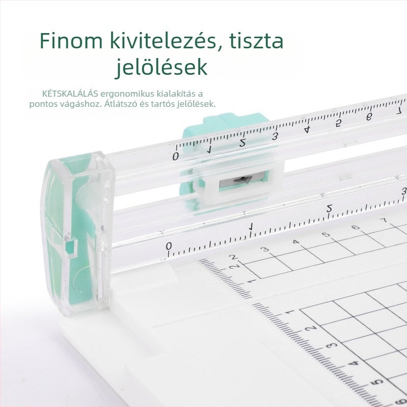 ZEQUAN Csúszó Papírvágó Műanyag Alappal
