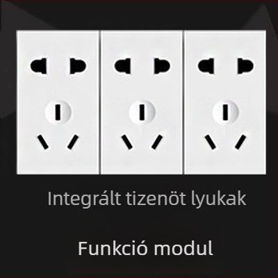 OWEISEN 118-típusú falra szerelt aljzatpanel, 10/15/20 lyuk konfigurációk, 3C tanúsítvány, feszültség 50–440 V