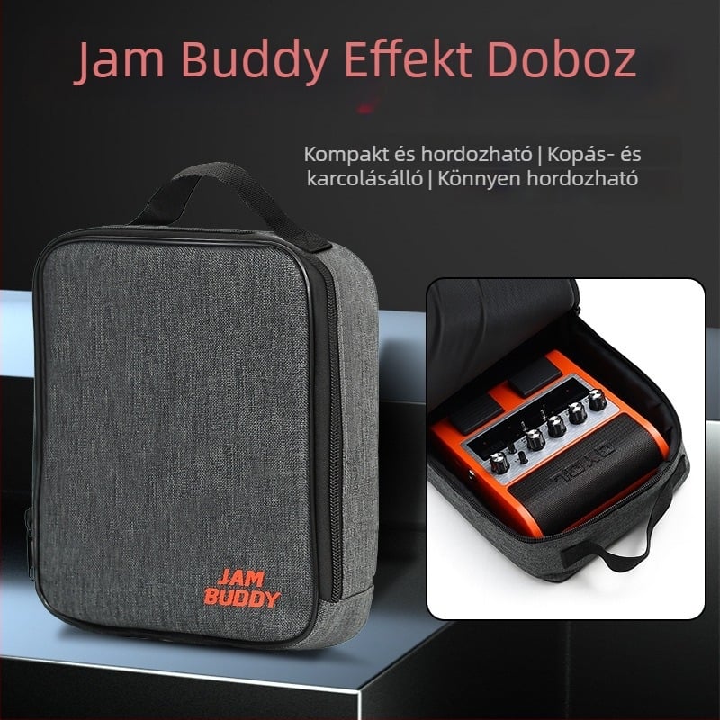 Jam Buddy exclusive effektpedál és hangszóró táska - hordozható; karcolásálló; univerzális kompatibilitás